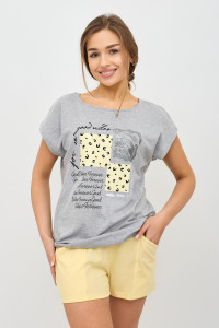 Пижама женская "Аврора Б" кулирка (последний размер) 52