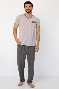 Костюм двойка мужской "Ральф К К/Р" кулирка (последний размер) коричневый 48,50,52