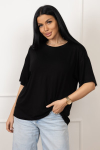 Футболка женская 2159/1 вискоза (р-ры: 48-58) черный