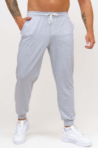 Брюки мужские 1666/2 футер (р-ры: 48-58) светло-серый