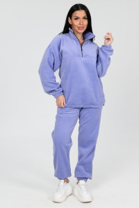 Костюм двойка женский "Анорак" КФл-2856 флис (р-ры: 46-60) вери пери