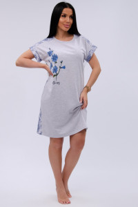 Сорочка женская "Цикорий" кулирка (р-ры: 50-60)