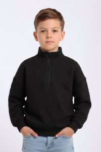 Толстовка детская "Успех" тесла (р-ры: 140-170) черный