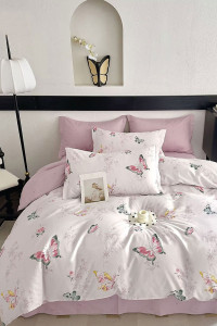 Постельное белье поплин "Кленовая бабочка" (последний размер) Евро мини 240