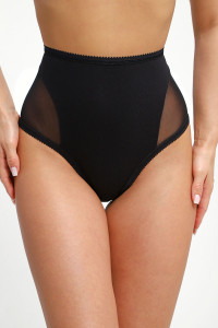 Трусы женские №74396 кулирка с лайкрой (р-ры: 48-58) черный