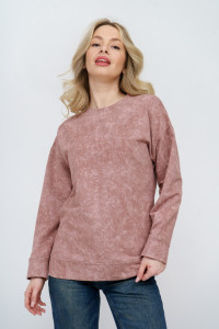 Свитшот женский 985 футер с лайкрой (р-ры: 44-58) капучино винтаж