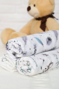 Пеленка для новорожденных муслин 049115 котики - набор 3 шт.