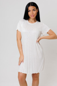 Сорочка женская 2256 компьютерка (р-ры: 44-52) белый