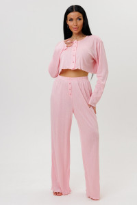 Пижама женская 2244/1 компьютерка (р-ры: 44-52) розовый