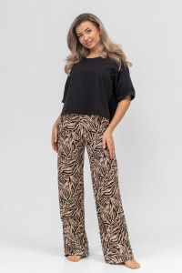 Костюм двойка женский №36900 кулирка (р-ры: 46-56) бежевый