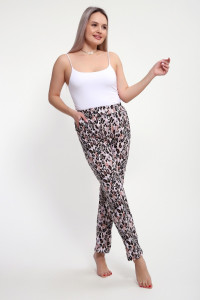 Брюки женские №068 кулирка (р-ры: 48-62) коричневый