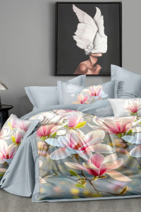 Постельное белье поплин стандарт на резинке ПВ31-1489