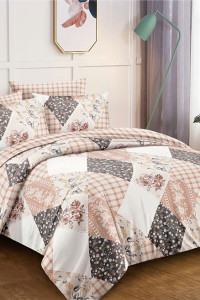 Постельное белье зима-лето поплин стеганый с окантовкой ЗЛПО30-1487