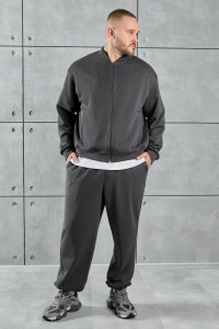 Костюм двойка мужской "Лининг-3" лининг (р-ры: 48-58) графитовый