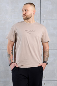 Футболка мужская "Джек-2" кулирка (р-ры: 48-58) бежевый