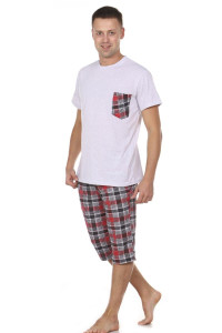 Костюм двойка мужской КДМ-446 кулирка (последний размер) серый меланж 58,62