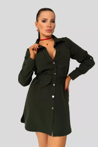 Платье женское ПЛ-161БР/ХАК прада (последний размер) хаки 50