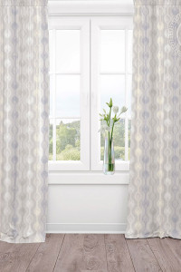 Штора для гостиной с подхватом рогожка "Эстетик"