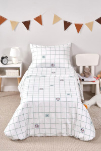 Детское постельное белье полиэстер "Шашки"