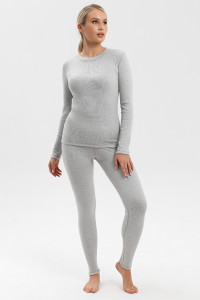 Костюм двойка женский "Термо-4" кашкорсе с начесом (последний размер) кармеланж 54