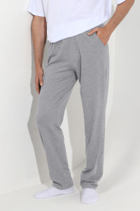 Брюки мужские "Герой-6" кулирка (последний размер) серый меланж 54,56