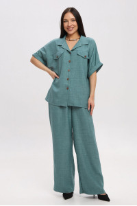 Костюм двойка женский К3183.3 искусственный лен (р-ры: 48-62)