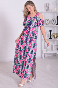 Платье женское 4114а масло (р-ры: 46-56) розовый