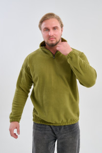 Толстовка мужская №88525 флис (р-ры: 42-56) хаки