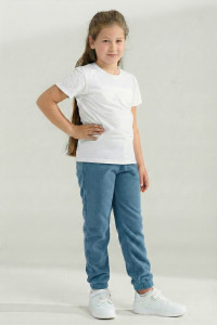 Брюки детские №7493 флис (р-ры: 28-40) джинс