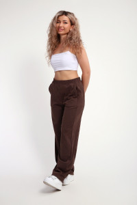 Брюки женские №29027 селаник (р-ры: 38-56) коричневый