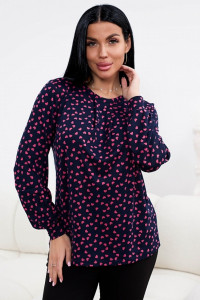 Лонгслив женский 0143-03 масло с начёсом (р-ры: 50-62) малина