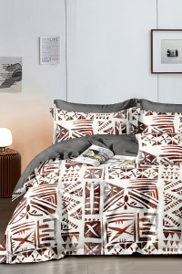 Постельное белье поплин "Ретро" (последний размер) Евро