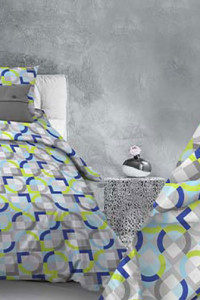 Постельное белье бязь "Диалог" бирюзововый (последний размер) 1.5-сп.