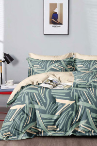 Постельное белье сатин "Стелла" (последний размер) 2-сп.евр