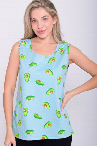 Майка женская 6217х кулирка (р-ры: 46-64) авокадо