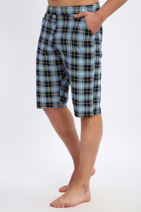 Шорты мужские 808 кулирка (р-ры: 48-54) голубой