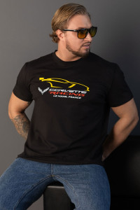 Футболка мужская 2164/2 кулирка с лайкрой (р-ры: 48-58) черный