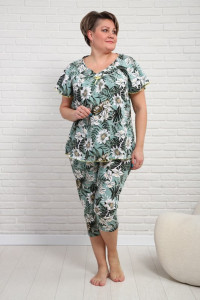 Пижама женская "Марта ЦЗ" кулирка (р-ры: 50-72)