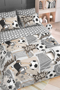 Детское постельное белье поплин на резинке П-064Т