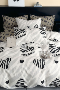 Постельное белье сатин "Зебра"