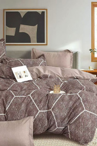 Постельное белье поплин "Соты"