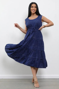 Сарафан женский "Жизель" 1223-2 кулирка (р-ры: 50-60) джинса