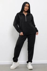 Костюм двойка женский "Ариана" 1373-3 полиэстер (р-ры: 46-60) черный