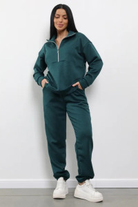 Костюм двойка женский "Ариана" 1373-2 полиэстер (р-ры: 46-60) зеленый