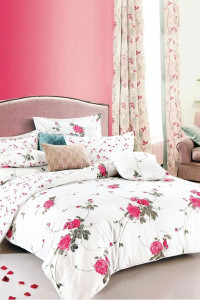Постельное белье сатин "Розовый микс"