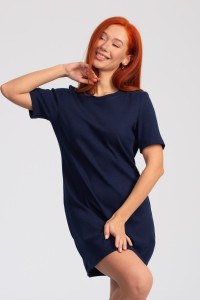 Платье женское К-382 "Дора 2" кашкорсе (р-ры: 42-48) чернило