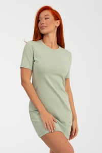 Платье женское К-382 "Дора" рибана (р-ры: 42-48) шалфей