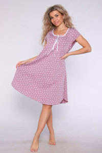 Сорочка женская №51076 кулирка (р-ры: 46-56) какао