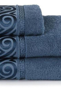 Полотенце махровое "Acqua del Nilo" серо-синий (последний размер) 100х150