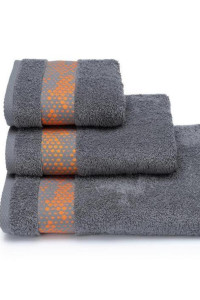 Полотенце махровое "Element" дымчатый (стальной) (последний размер) 50х90